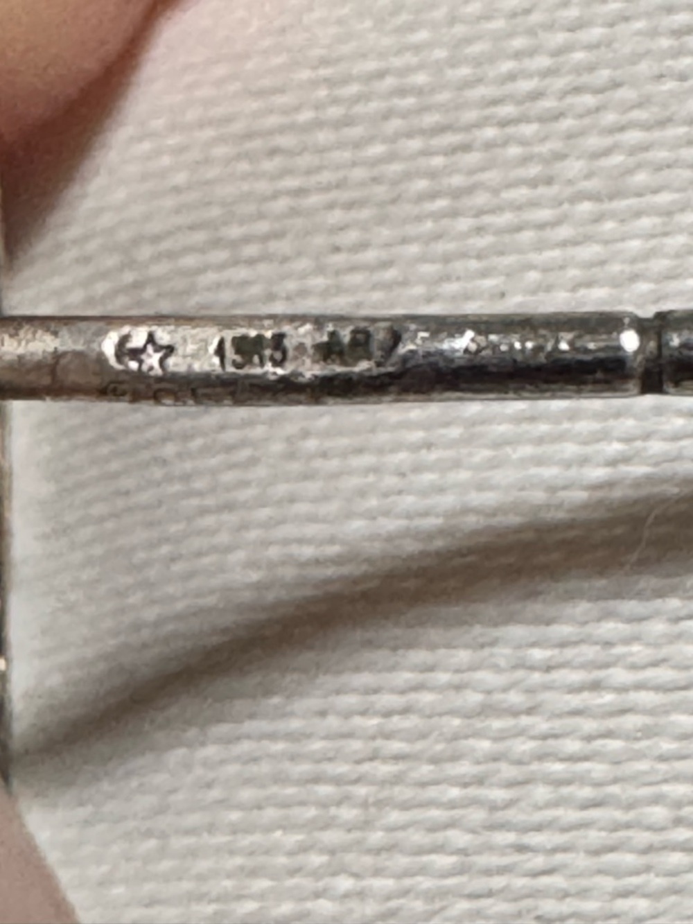 Gucci Silver Interlocking G Rope Circle Stud Earrings - Sterling Tone - Picture 4 of 5